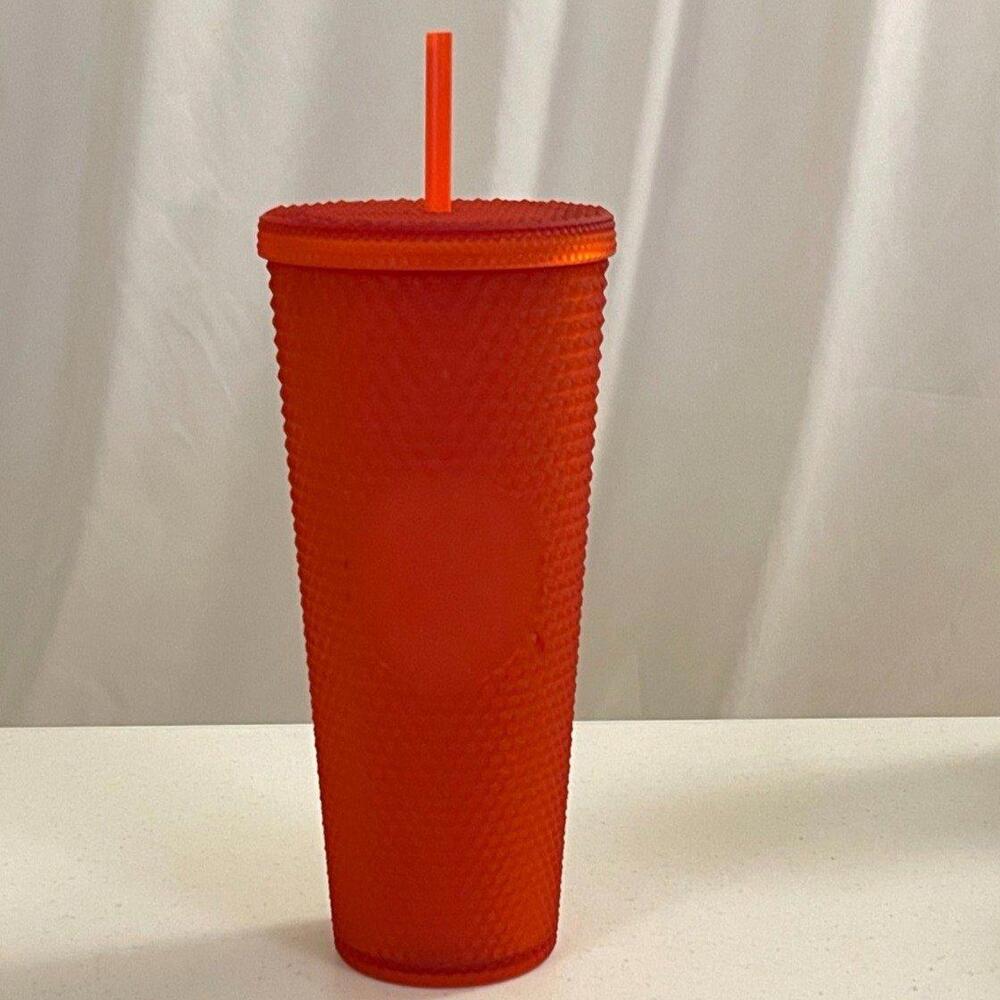 24 Oz 2020 Starbucks Red Studded Holiday Plastic Tumbler